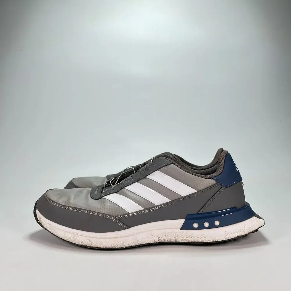 adidas S2G BOA 24 Grey White Blue Spikeless Golf Shoes IG0882 Men's Size 11.5